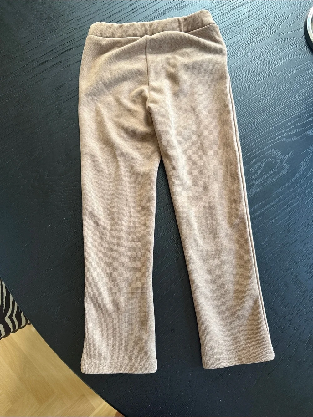 Mayoral Girls' Camel Brown Equestrian Riding Pants with Zip Pockets